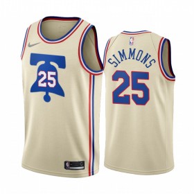 Canotte Uomo Philadelphia 76ers Ben Simmons 25 2020-21 Earned Edition Swingman